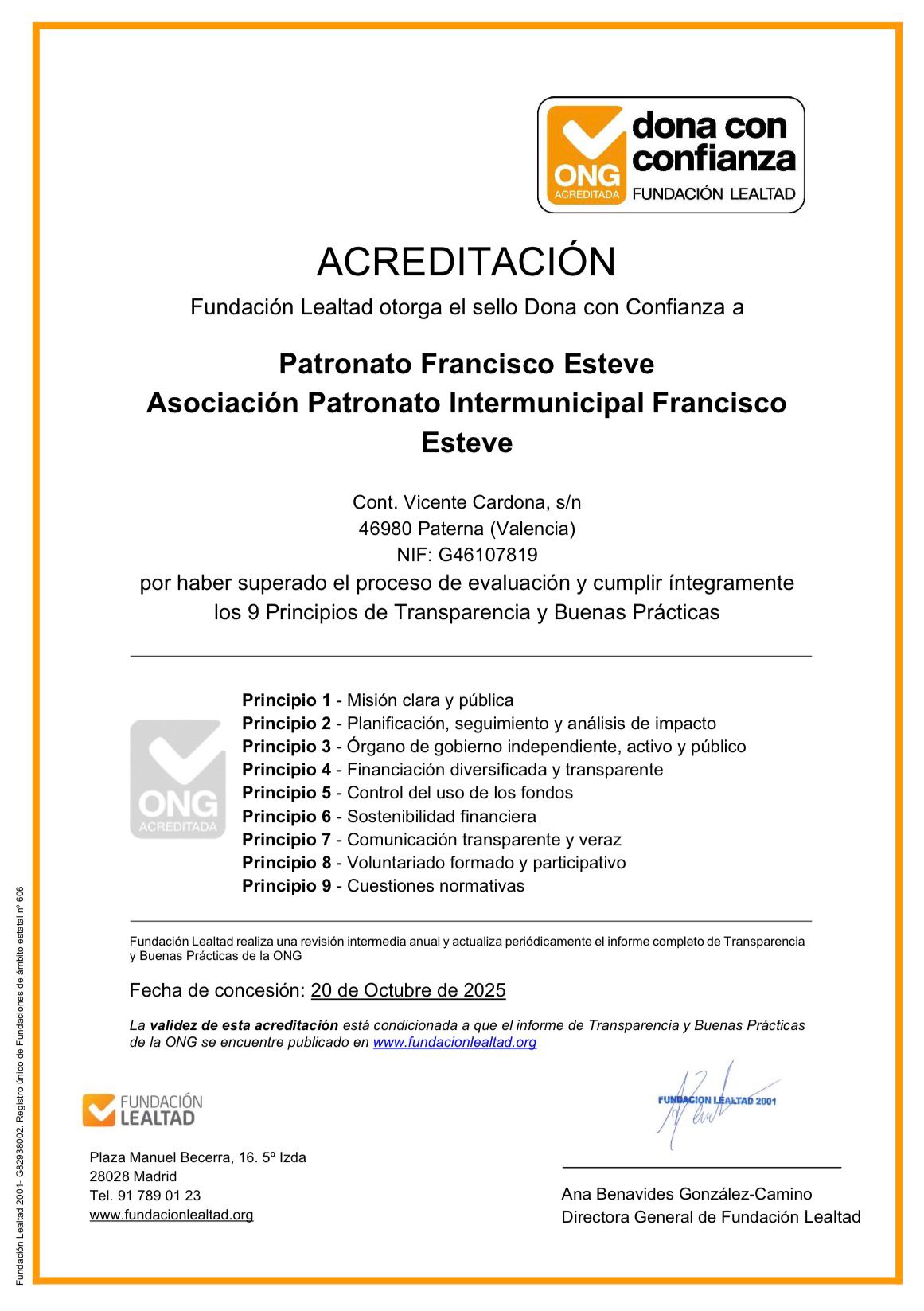 Equipo Patronato
